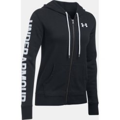 Bluzy sportowe damskie: Under Armour Bluza damska Favorite Fleece Full Zip Hoodie bordowa r. S (1302361-916)