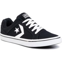 Tenisówki CONVERSE - Gates 155064C Black. Czarne półbuty męskie Converse, na co dzień, bez wzorów, z gumy, klasyczne, bez zapięcia. Za 199,99 zł.