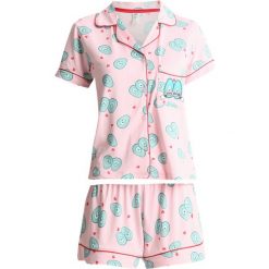Piżamy damskie: Chelsea Peers VALENTINES AVOCADO CUDDLE SET Piżama rose