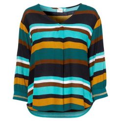 Cream Bluzka Vilde niebieski w paski female niebieski/ze wzorem 36. Niebieskie bluzki damskie Cream, w paski, z tkaniny, bez kołnierzyka, bez rękawów. Za 229,00 zł.