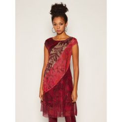 Sukienka letnia Desigual Houston 20WWVK61. Sukienki damskie Desigual, na lato, xxl, bez wzorów, bez kołnierzyka, bez rękawów. Za 399,00 zł.