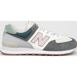 New Balance - Buty ML574NFU. Szare sneakersy męskie New Balance, ze skóry, na sznurówki. W wyprzedaży za 299,90 zł.