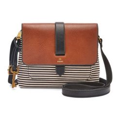 Fossil Torebka Damska Crossbody Kinley, Wielokolorowa. Brązowe torebki klasyczne damskie Fossil, bez wzorów, bez dodatków. Za 429,00 zł.