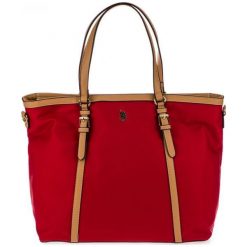 U.S. POLO ASSN. torebka damska New Houston czerwona. Czerwone torebki klasyczne damskie U.S. Polo Assn., bez wzorów, bez dodatków. Za 439,00 zł.
