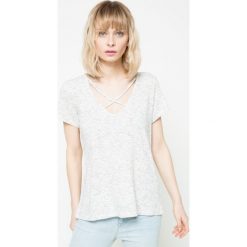 Review - Top. Szare topy damskie marki Review, s, z bawełny. W wyprzedaży za 49,90 zł.