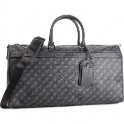 Torba GUESS - TM6609 POL91 BLA. Czarne torebki klasyczne damskie Guess, z aplikacjami, ze skóry ekologicznej. Za 729,00 zł.
