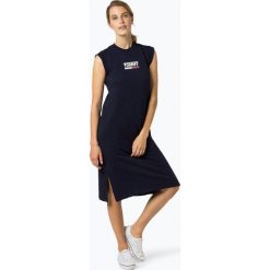 Tommy Jeans - Sukienka damska, niebieski. Niebieskie sukienki damskie Tommy Jeans, xs, bez wzorów, z jeansu, bez kołnierzyka, bez rękawów. Za 229,95 zł.