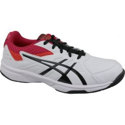 Biały Buty do tenisa Asics Court Slide M 1041A037-102. Białe buty sportowe męskie Asics, ze skóry, bez zapięcia, tenisowe. W wyprzedaży za 269,00 zł.