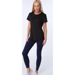 Legginsy sportowe dopasowane ciemnoniebieskie MR81087. Niebieskie legginsy damskie Fasardi, s, bez wzorów. Za 59,00 zł.