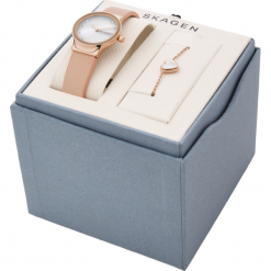 Zegarek SKAGEN - Freja Set Bracelet SKW1113 Pink/Rose Gold. Różowe zegarki damskie Skagen, złote. Za 599,00 zł.