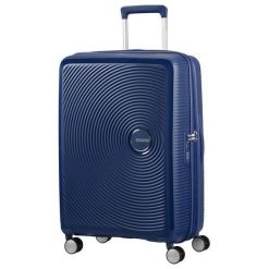 Walizka Soundbox 67/24 TSA EXP midnight navy (32G-41-002). Niebieskie walizki American Tourister. Za 357,77 zł.