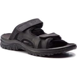 Klapki MARCO TOZZI - 2-17400-22 Black Comb 098. Czarne klapki męskie Marco Tozzi, bez wzorów, ze skóry. W wyprzedaży za 149,00 zł.