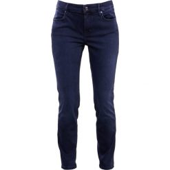 Escada Sport Jeansy Slim fit navy. Niebieskie rurki damskie marki Escada Sport, z elastanu. W wyprzedaży za 587,30 zł.