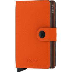 Secrid - Portfel. Pomarańczowe portfele damskie Secrid, bez wzorów, z materiału. Za 229,90 zł.