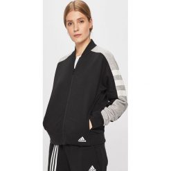 Adidas Performance - Bluza. Czarne bluzy damskie adidas Performance, s, bez wzorów, z bawełny, bez rękawów, bez kaptura. W wyprzedaży za 219,90 zł.