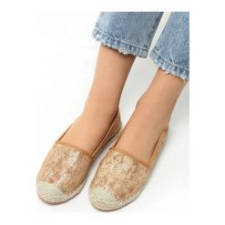 Camelowe Espadryle Lihan. Szare espadryle damskie marki Tamaris, z materiału. Za 39,99 zł.