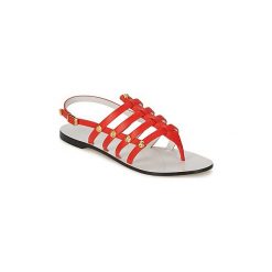 Sandały Versace DSL944C. Czerwone sandały damskie marki VERSACE. Za 1259,40 zł.