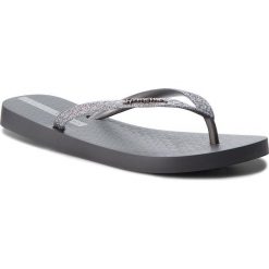 Japonki IPANEMA - Lolita III Fem 81739 Grey/Silver 20320. Szare klapki damskie marki Ipanema, bez wzorów, z tworzywa sztucznego, bez obcasa. Za 79,99 zł.