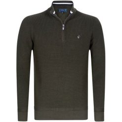 Sir Raymond Tailor Męski Sweter Attendant Xxl Khaki. Brązowe swetry męskie Sir Raymond Tailor, xxl, bez wzorów, bez kołnierzyka, bez kaptura. Za 179,00 zł.
