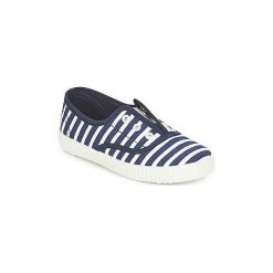 Buty Dziecko André LA MAREE. Niebieskie trampki dziewczęce marki Andre, bez wzorów, bez zapięcia. Za 103,20 zł.