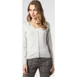 Brookshire - Kardigan damski, szary. Szare swetry damskie brookshire, bez wzorów, z bawełny, bez rękawów, bez kaptura. Za 179,95 zł.