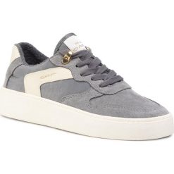 Sneakersy GANT - Lagalilly 21533857 Mid Gray G892. Szare półbuty damskie GANT, na co dzień, bez wzorów, ze skóry, bez obcasa, na płaskiej podeszwie, bez zapięcia. Za 379,00 zł.