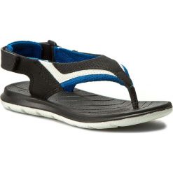 Sandały ECCO - Intrinsic Lite 70110250020 Black/Shadow White. Czarne sandały chłopięce ecco, ze skóry ekologicznej, bez zapięcia. W wyprzedaży za 179,00 zł.