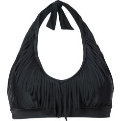 Biustonosz bikini bustier bonprix czarny. Czarne stroje kąpielowe damskie bonprix, z haftami. Za 64,99 zł.