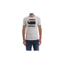 T-shirty z krótkim rękawem G-Star Raw D08503 1141 DRILLON. Szare t-shirty męskie G-Star RAW, xs, bez wzorów, retro, bez kołnierzyka, krótkie. Za 107,63 zł.