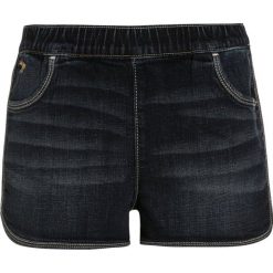 Abercrombie & Fitch Szorty jeansowe dark wash. Niebieskie spodenki chłopięce marki Abercrombie & Fitch, z elastanu. W wyprzedaży za 125,30 zł.