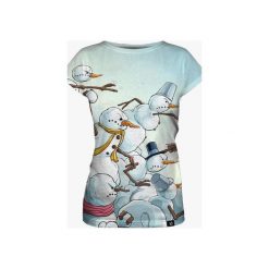 The Snowman War women's t-shirt. Szare t-shirty damskie marki Mars from venus, s, bez wzorów, bez kołnierzyka. Za 84,50 zł.