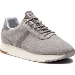 Sneakersy NAPAPIJRI - Rabina 17733004 Grey N80. Szare półbuty damskie marki Napapijri, bez wzorów, z zamszu, bez obcasa, na płaskiej podeszwie, bez zapięcia. W wyprzedaży za 199,00 zł.