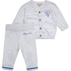 Timberland SET Kardigan grey melange. Szare swetry chłopięce marki Timberland, z bawełny. W wyprzedaży za 231,20 zł.