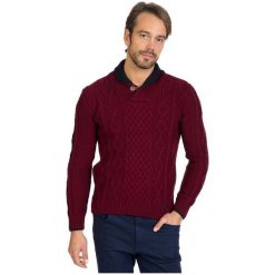 Sir Raymond Tailor Sweter Męski, Xxl, Burgundowy. Czerwone swetry klasyczne męskie marki Sir Raymond Tailor, xxl, z wełny. Za 199,00 zł.