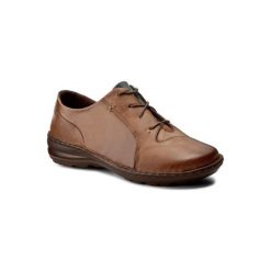 LASOCKI COMFORT RST-4711-03. Pomarańczowe półbuty damskie Lasocki Comfort, bez wzorów, ze skóry, bez obcasa, bez zapięcia. Za 149,99 zł.