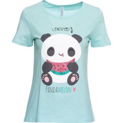 T-shirt bonprix morski pastelowy z nadrukiem. Niebieskie t-shirty damskie bonprix, z nadrukiem. Za 34,99 zł.