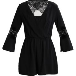 Kombinezony damskie: Miss Selfridge BACK PLAYSUIT Kombinezon black