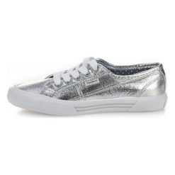 Pepe Jeans Tenisówki Damskie Aberlady Met 18 41 Srebrne. Szare trampki i tenisówki damskie Pepe Jeans, bez wzorów, z jeansu, bez zapięcia. Za 265,00 zł.