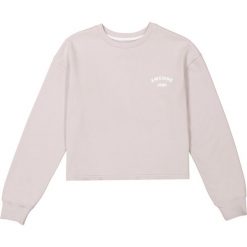 Krótka bluza z nadrukiem na plecach 10-16 lat. Szare bluzy dziewczęce marki La Redoute Collections, z nadrukiem, z bawełny, z długim rękawem, długie. Za 44,06 zł.