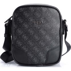 Guess Saszetka "City Logo". Torby męskie skórzane Guess, w paski, małe. Za 239,00 zł.