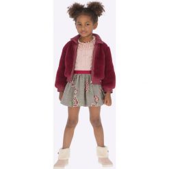 Mayoral - Spódnica dziecięca 92 - 134 cm. Pomarańczowe spódniczki dziewczęce Mayoral, bez wzorów, z bawełny, mini, rozkloszowane. Za 134,90 zł.