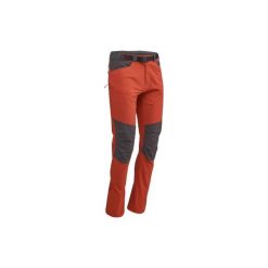 Spodnie turystyczne MH500 męskie. Pomarańczowe spodnie męskie QUECHUA, m, bez wzorów, z elastanu. Za 129,99 zł.