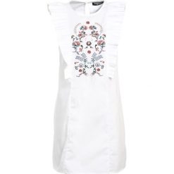 Sukienki: Fashion Union UGLO EMBROIDERED Sukienka letnia white