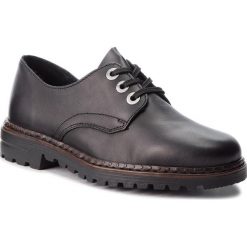 Oxfordy RIEKER - 54809-02 Schwarz. Czarne jazzówki damskie marki Rieker, z materiału. W wyprzedaży za 199,00 zł.