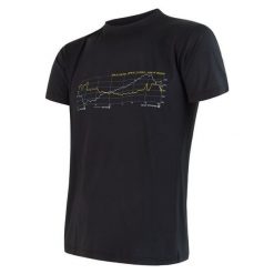 Sensor Bluzka Męska Coolmax Fresh Pt Track Czarna Xxl. Czarne koszulki męskie termoaktywne marki Sensor, xxl, z nadrukiem, z krótkim rękawem. Za 135,00 zł.