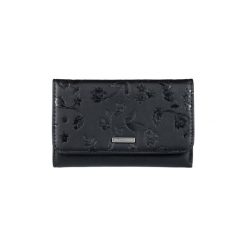 Portfele Roxy Juno - Cartera de Triple Hoja ERJAA03390. Czarne portfele damskie Roxy. Za 124,18 zł.