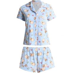 Piżamy damskie: Chelsea Peers SLEEPING PUGS Piżama light blue