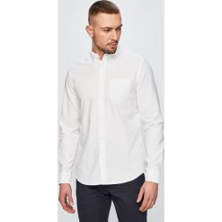 Wrangler - Koszula. Białe koszule męskie Wrangler, s, bez wzorów, z bawełny, casualowe, button down, z długim rękawem. Za 219,90 zł.