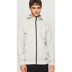 Bluza z kapturem - Jasny szar. Szare bejsbolówki męskie Reserved, l, z kapturem. Za 99,99 zł.