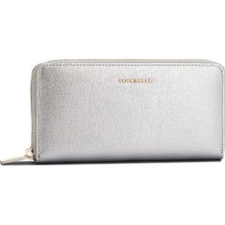 Duży Portfel Damski COCCINELLE - CW1 Metallic Saffiano E2 CW1 11 04 01 Silver Y69. Brązowe portfele damskie marki Coccinelle, ze skóry. Za 599,90 zł.